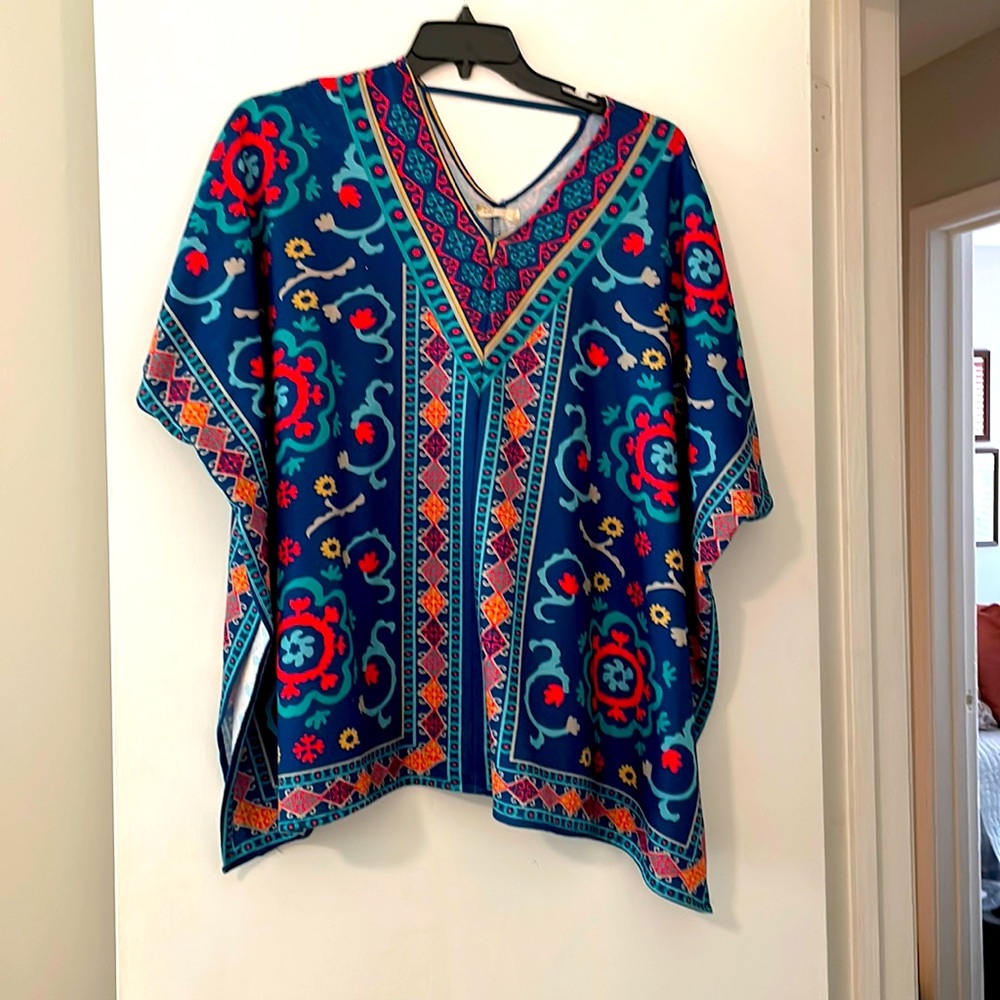 Beautiful cape blouse!